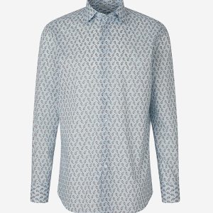 Camisa de Algodón Estampada