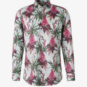 Camisa de Algodón Estampada