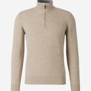 Cárdigan Cuello Contraste Lana