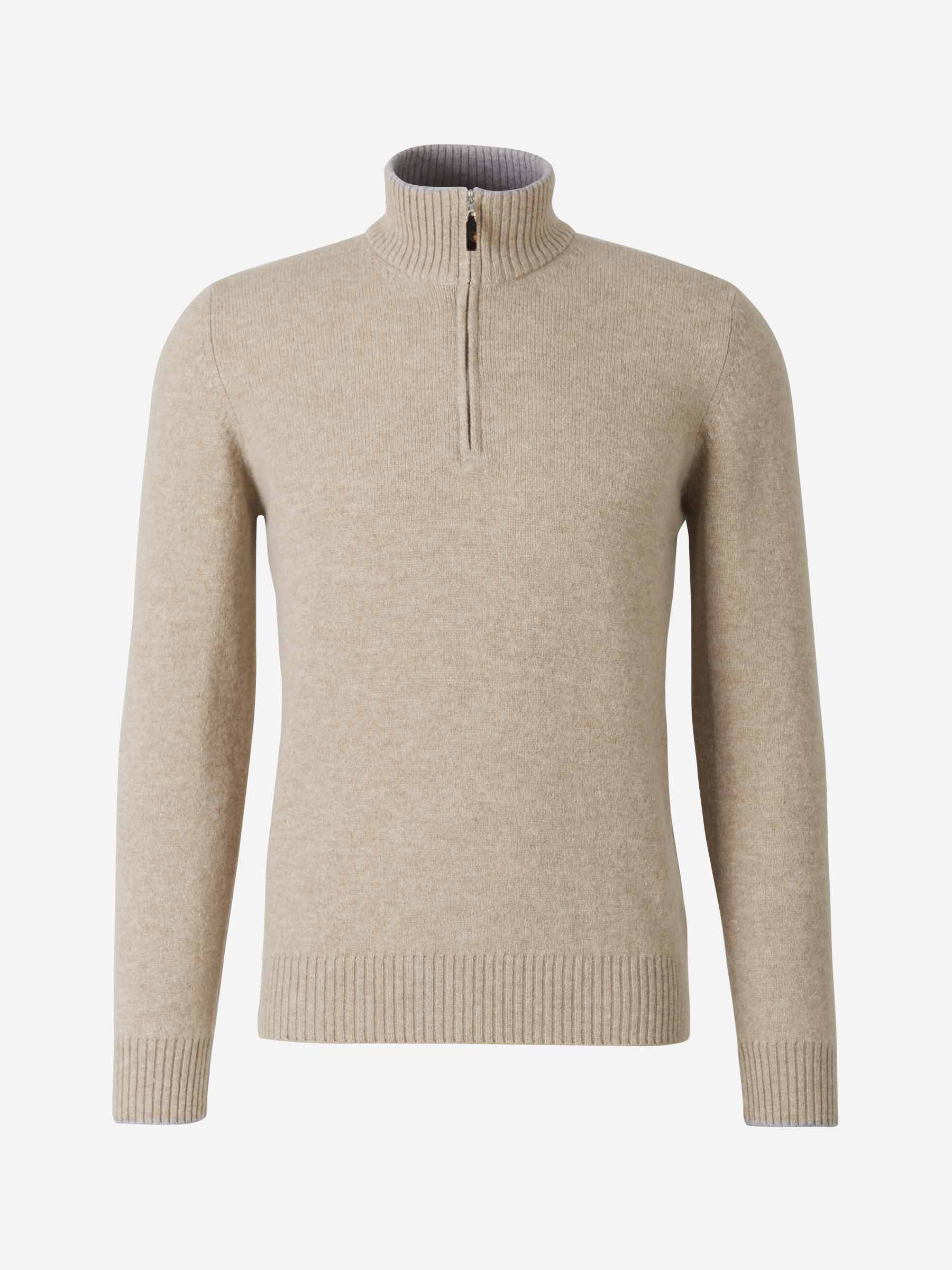 Cárdigan Cuello Contraste Lana