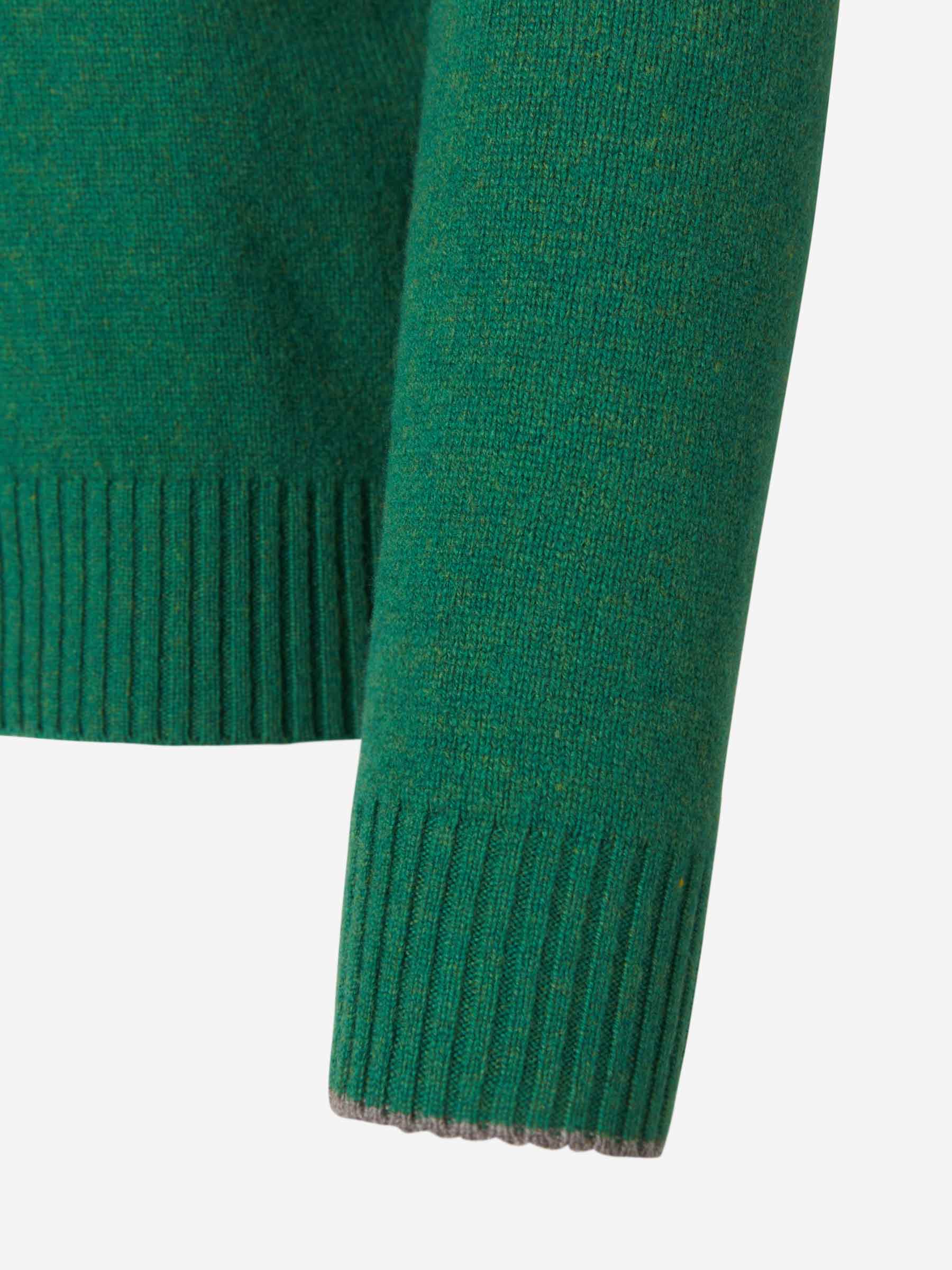 Cárdigan Cuello Contraste Lana - Imagen 8