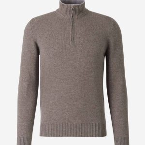 Cárdigan Cuello Contraste Lana