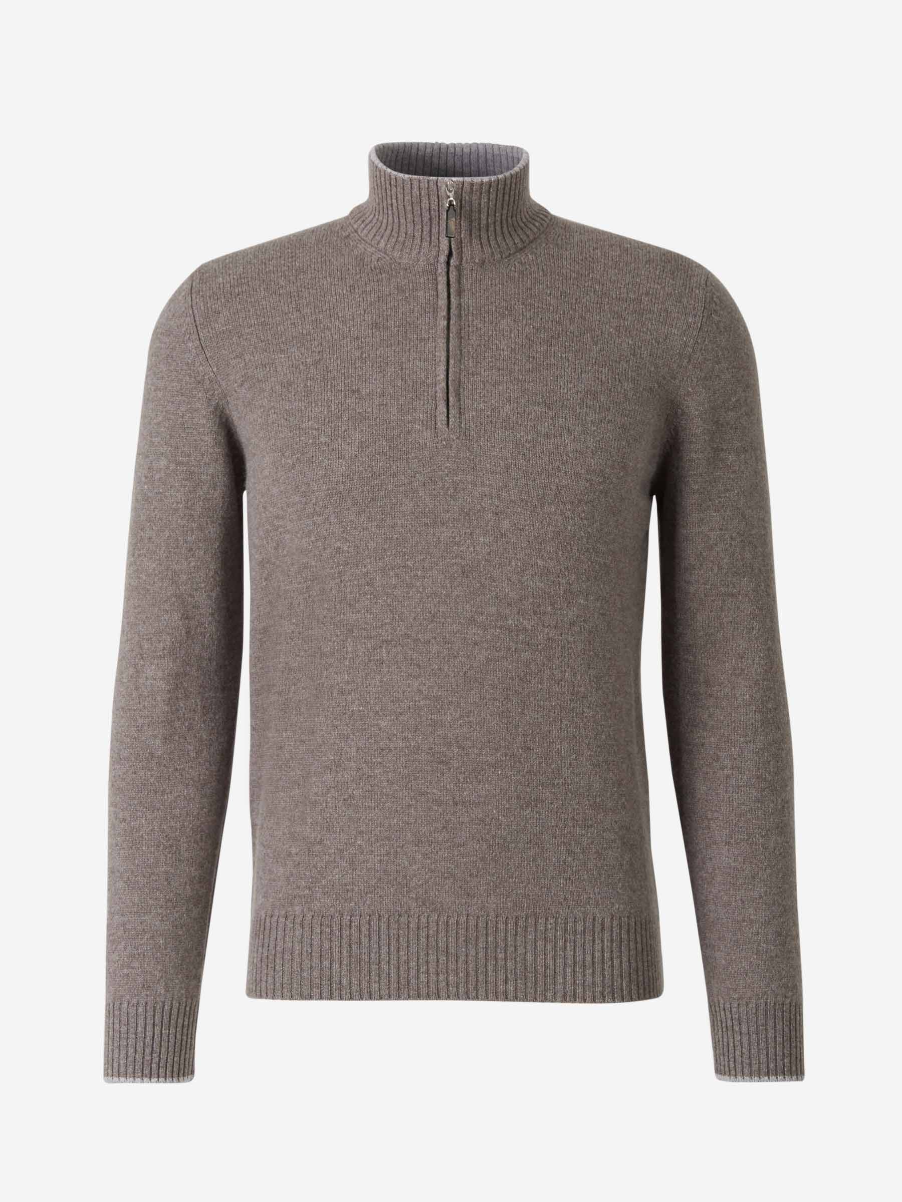 Cárdigan Cuello Contraste Lana