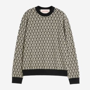 Jersey Cuello Redondo Jacquard