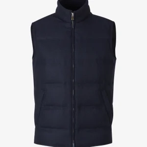 Chaleco Acolchado Lana y Cashmere