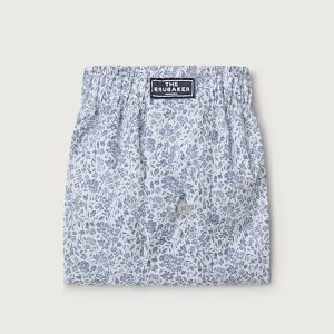 The Boxer Flores Azul Marino