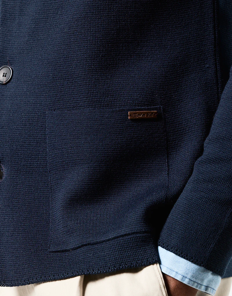 Blazer de punto azul marino - Imagen 7