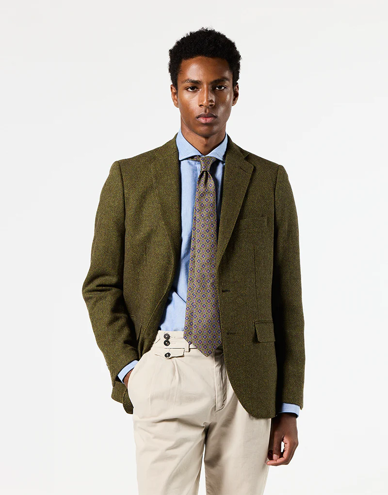 Americana verde clara espigas - Imagen 3