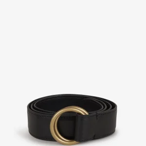 Cinturón Piel Hebilla Circular