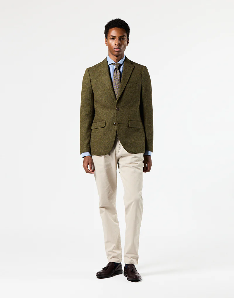 Americana verde clara espigas - Imagen 7