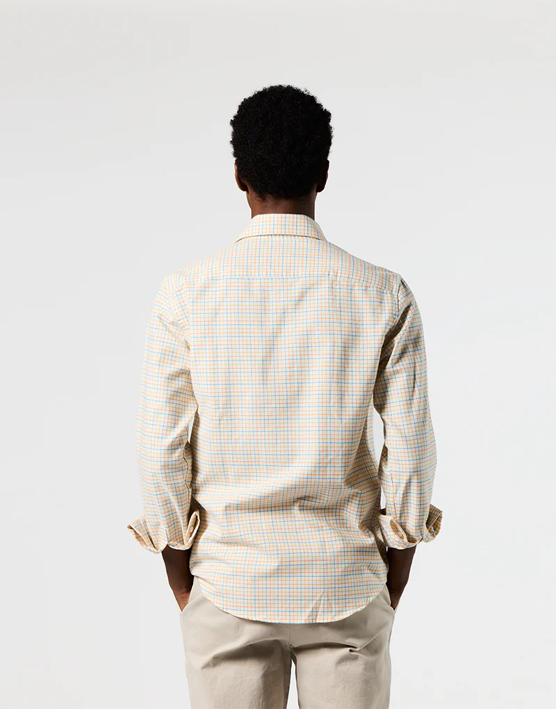 Camisa Italia mini cuadros harrys mostaza - Imagen 6