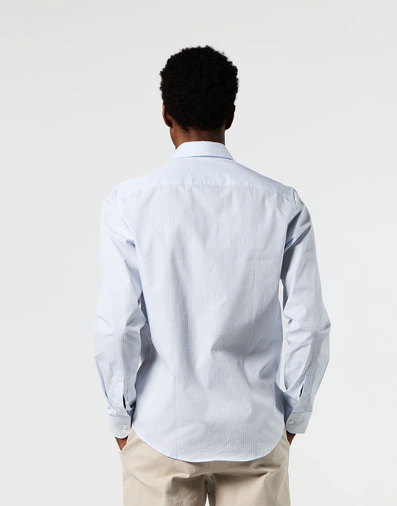 Camisa cuadrito azul - Imagen 6