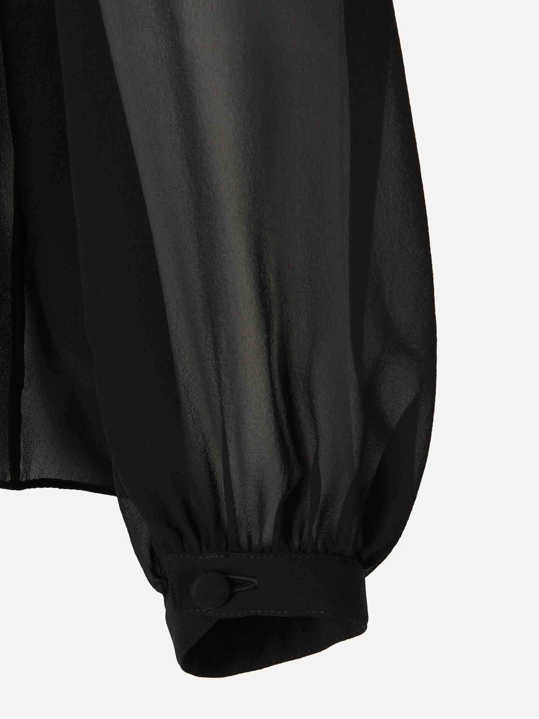 Blusa Semitransparente Seda - Imagen 4