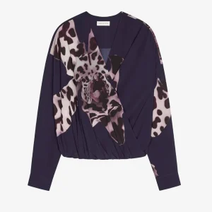 Blusa Drapeada Floral