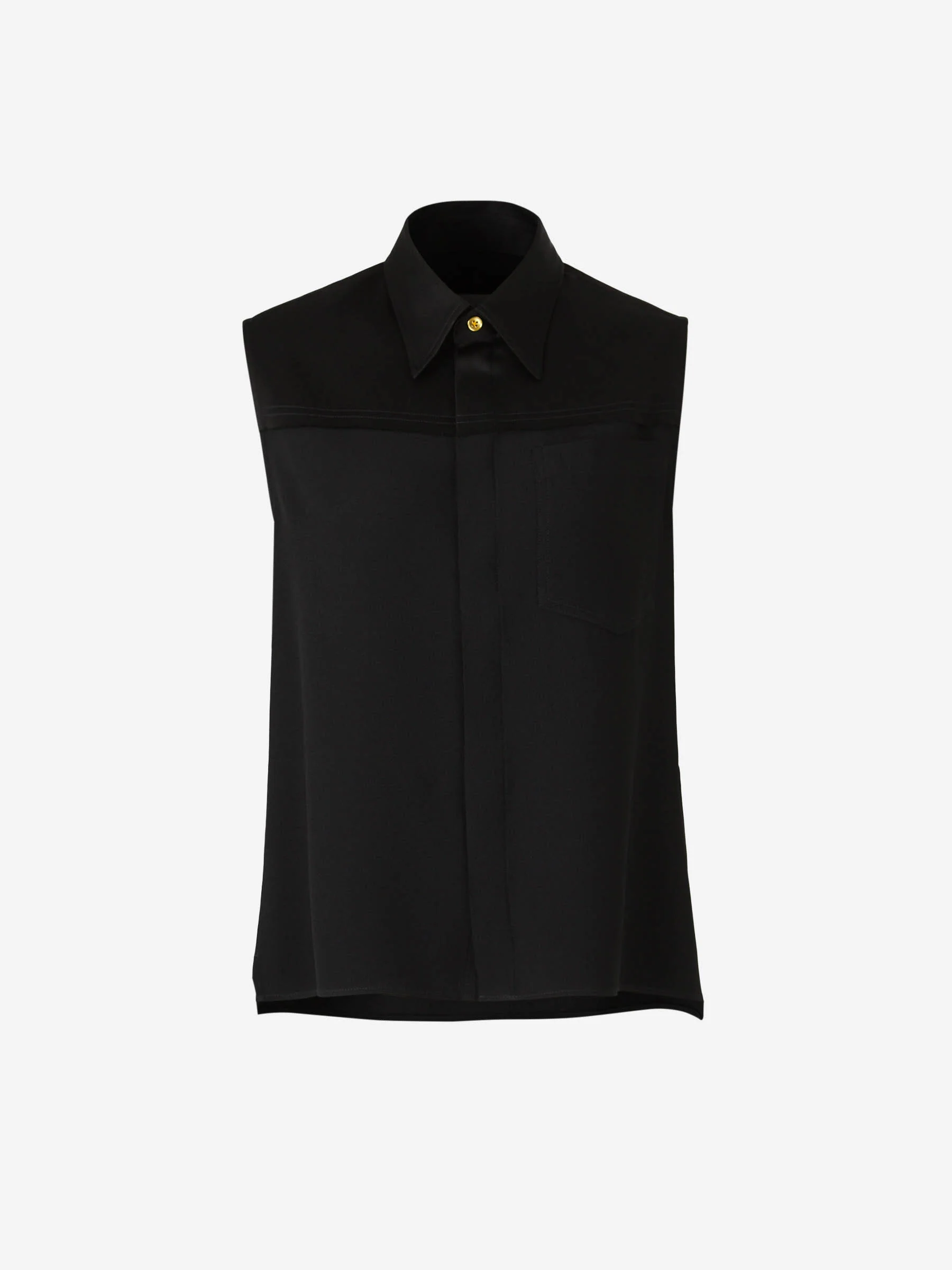 Blusa Crepé Botones