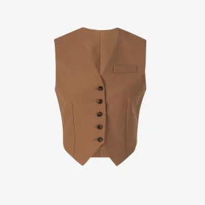 Chaleco Cropped Lana