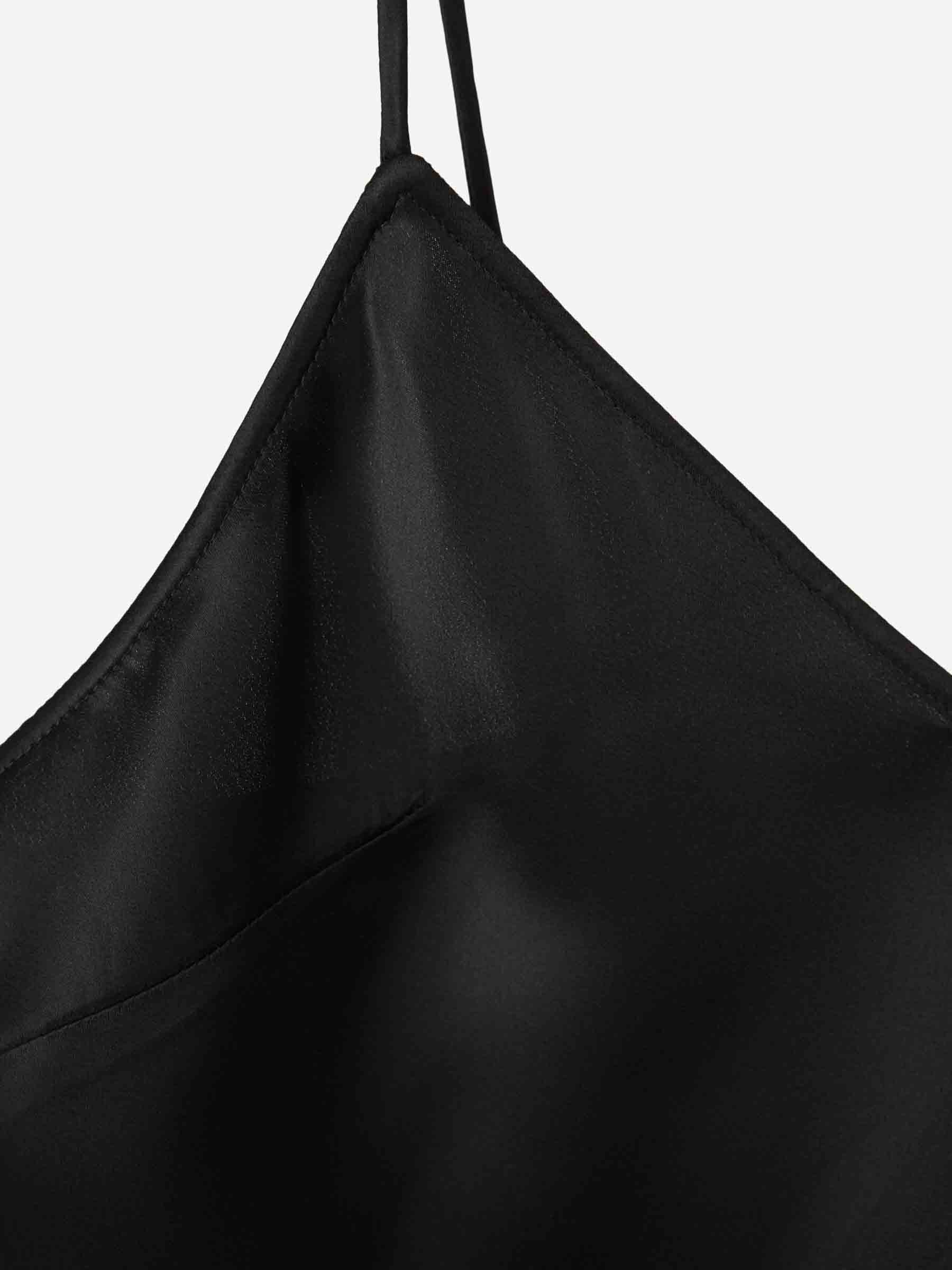 Top Satinado Cuello V - Imagen 3