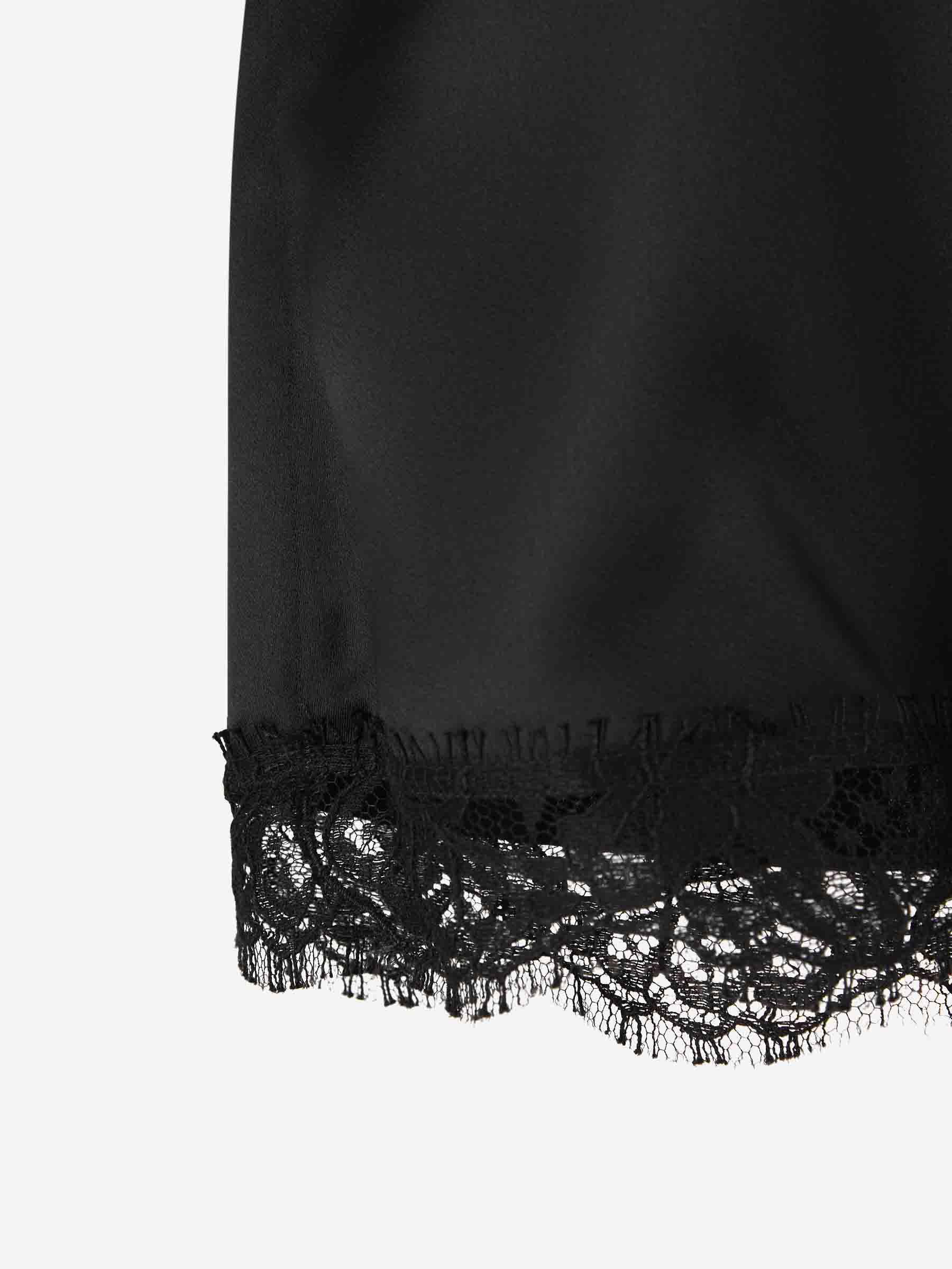 Top Satinado Cuello V - Imagen 4