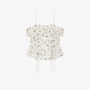 Top Satén Estampado