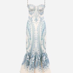 Vestido Midi Paisley