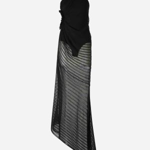 Vestido Midi Fruncido