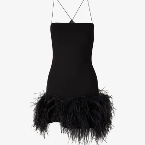 Vestido Fujiko Plumas