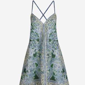 Vestido Mini Ottie Paisley