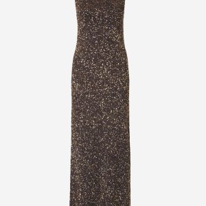 Vestido Apliques Lentejuelas