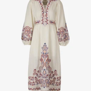 Vestido Bordado Lino