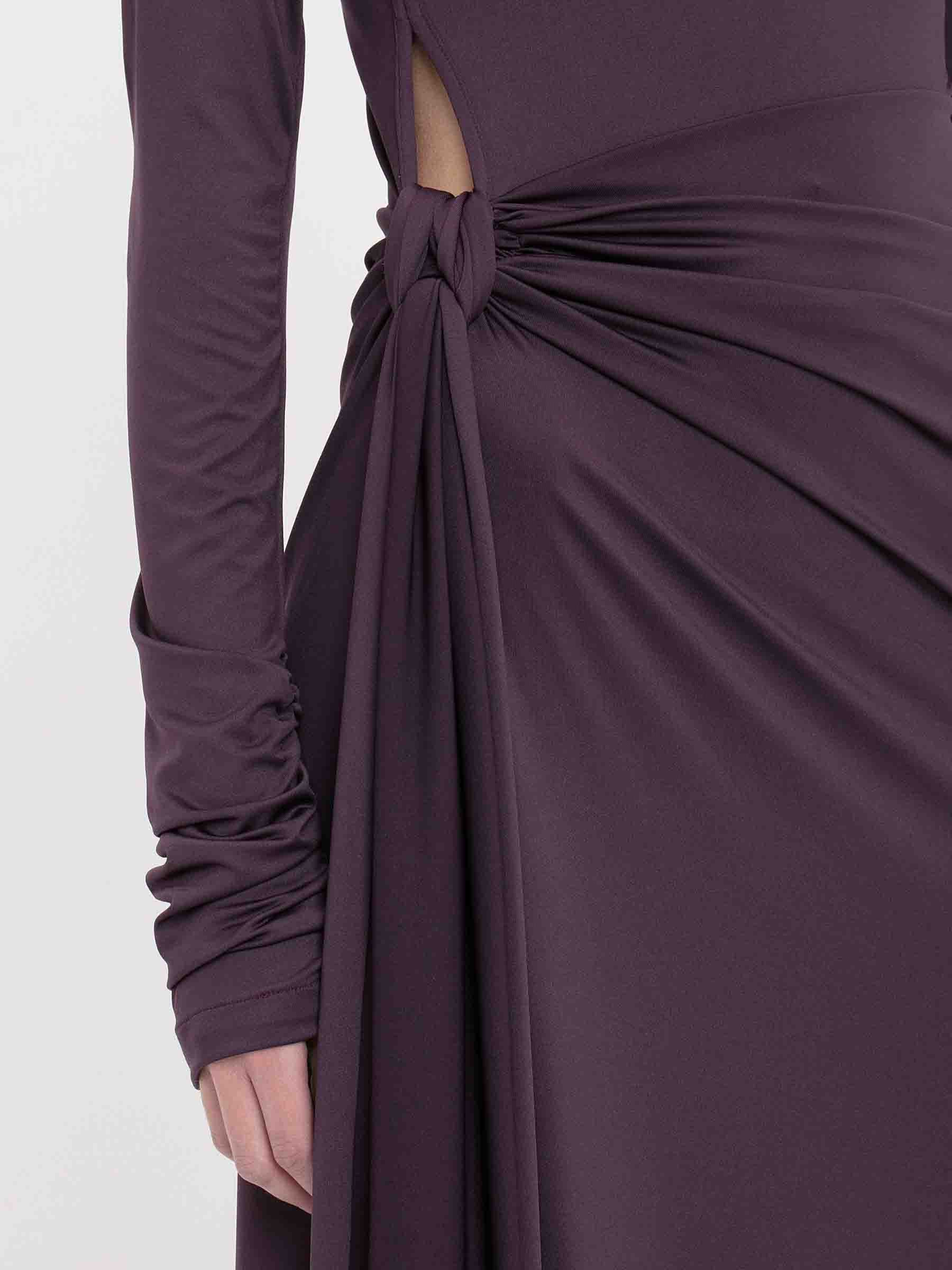 Vestido Maxi Drapeado - Imagen 4