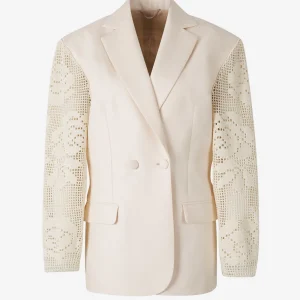 Blazer Crochet Encaje