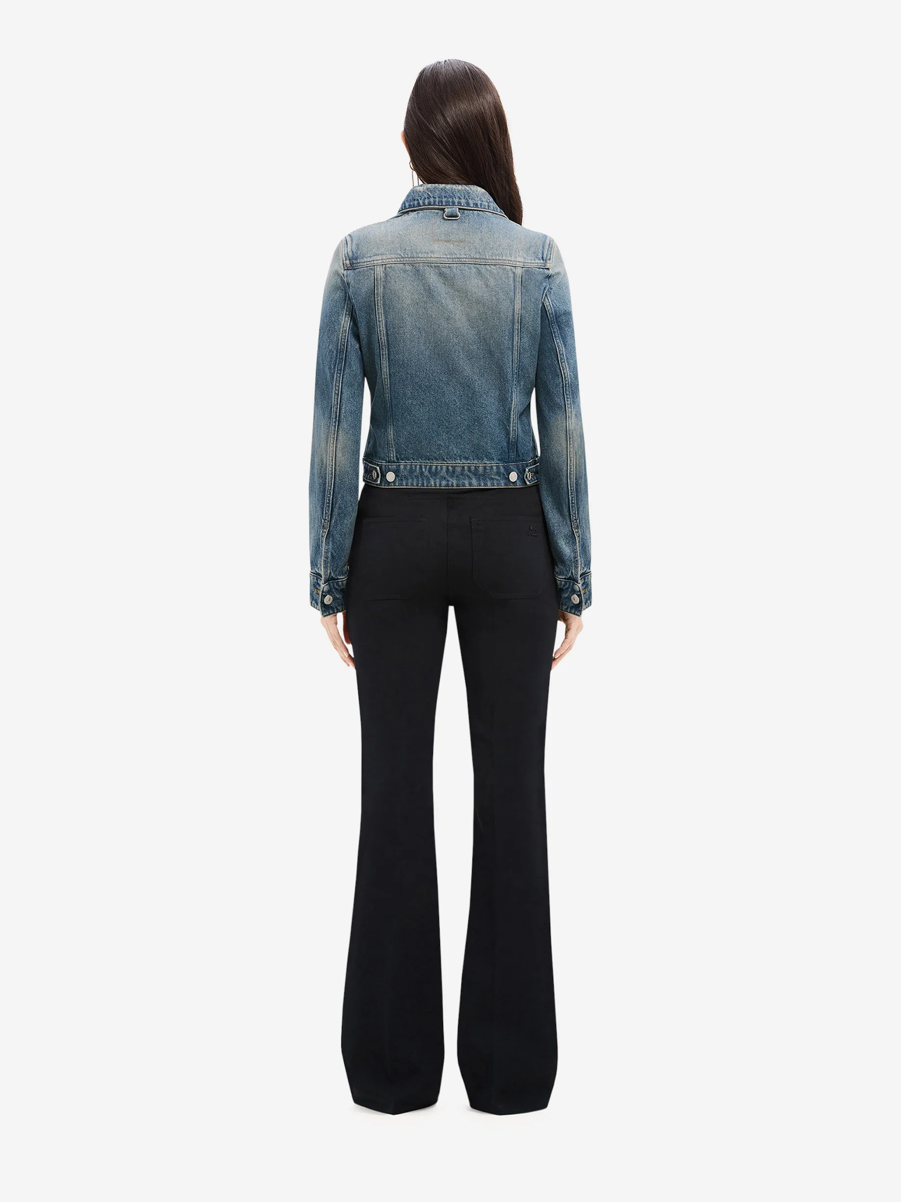 Chaqueta Cropped Denim - Imagen 4