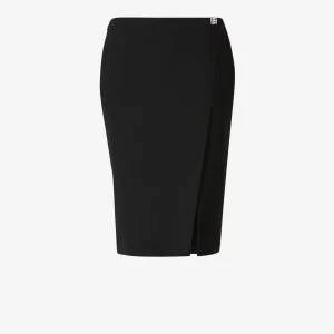 Falda Mini Crepé Logo