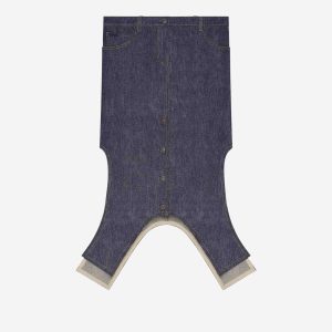 Falda Midi Denim Invertida