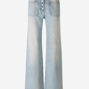 Jeans Anchos Algodón