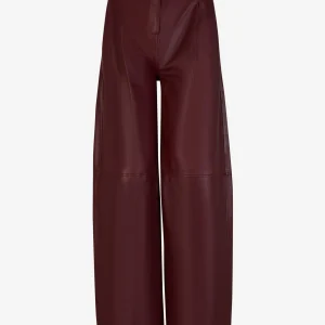 Pantalones Plisados Piel