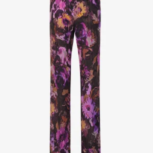 Joggers Semitransparentes Floral