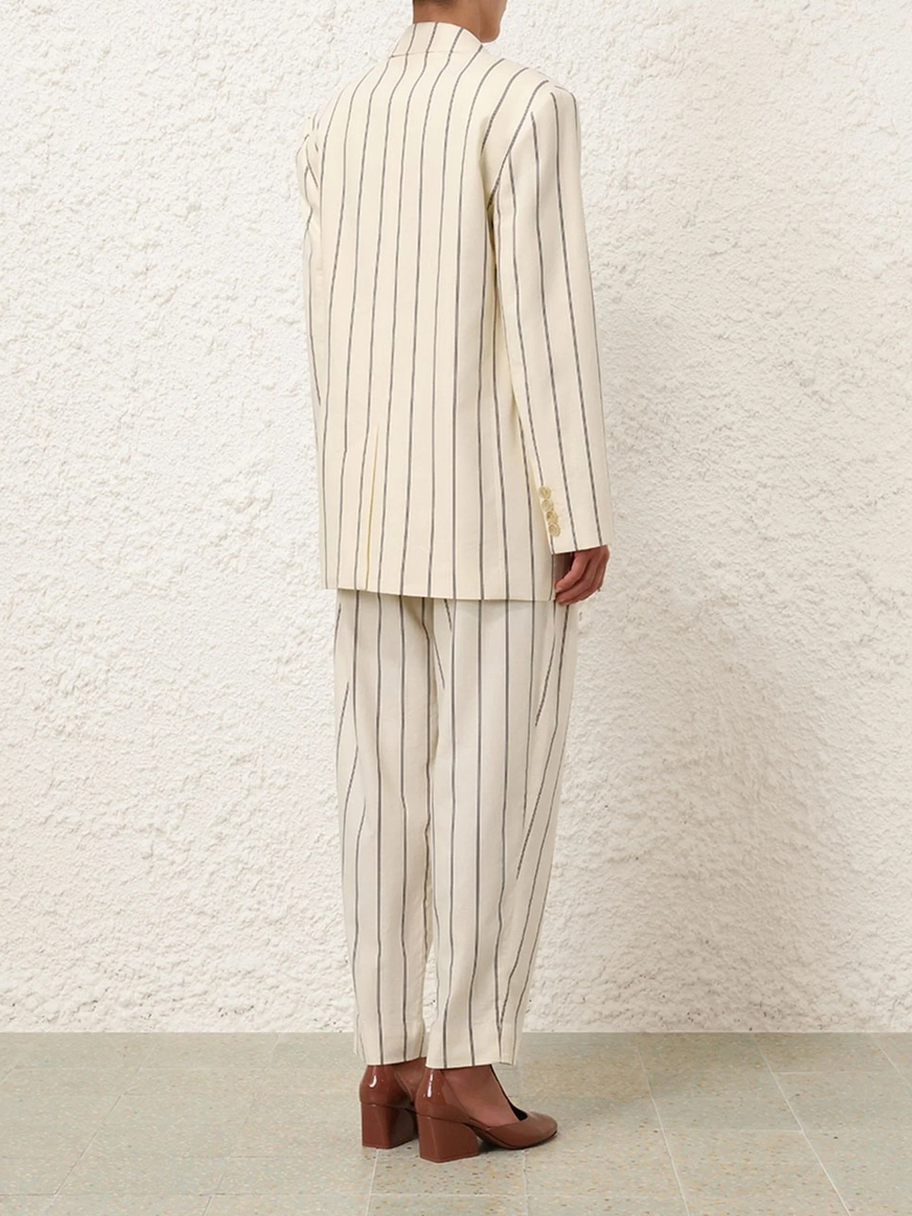 Pantalones Rayas Barrel - Imagen 3