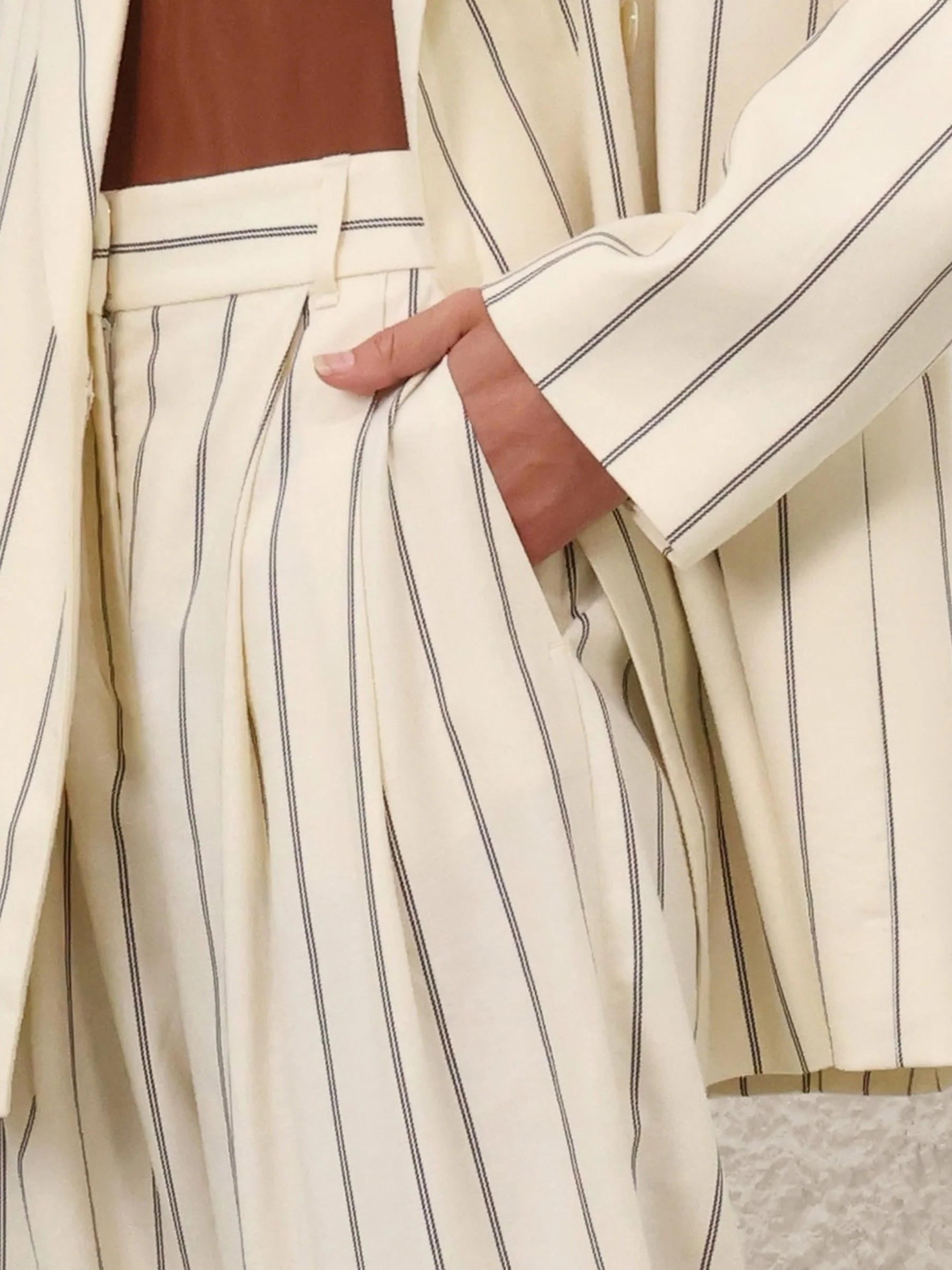 Pantalones Rayas Barrel - Imagen 5