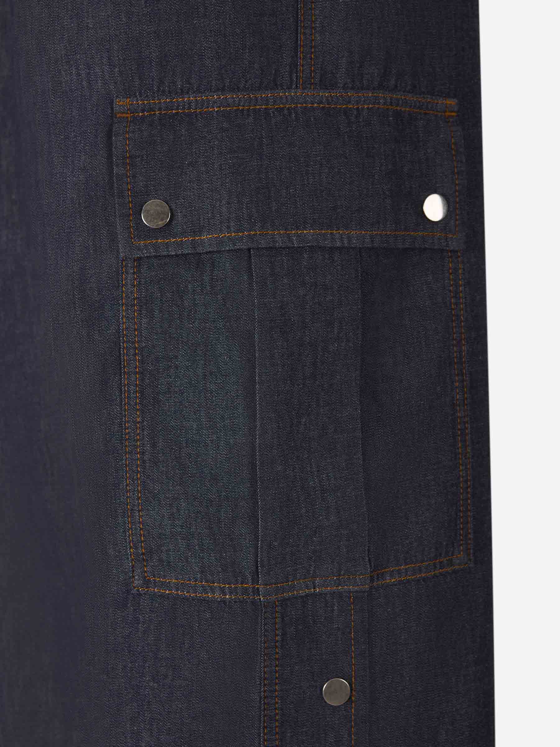 Pantalones Cargo Denim - Imagen 5