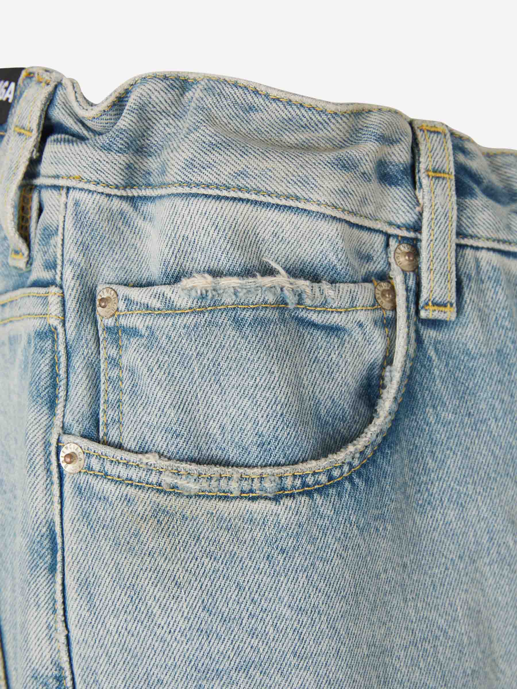 Jeans Overseize Fit Bicolor - Imagen 3