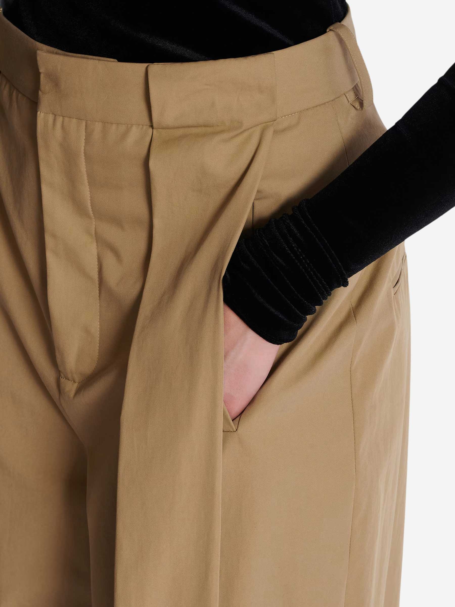 Pantalones Plisado Algodón - Imagen 6