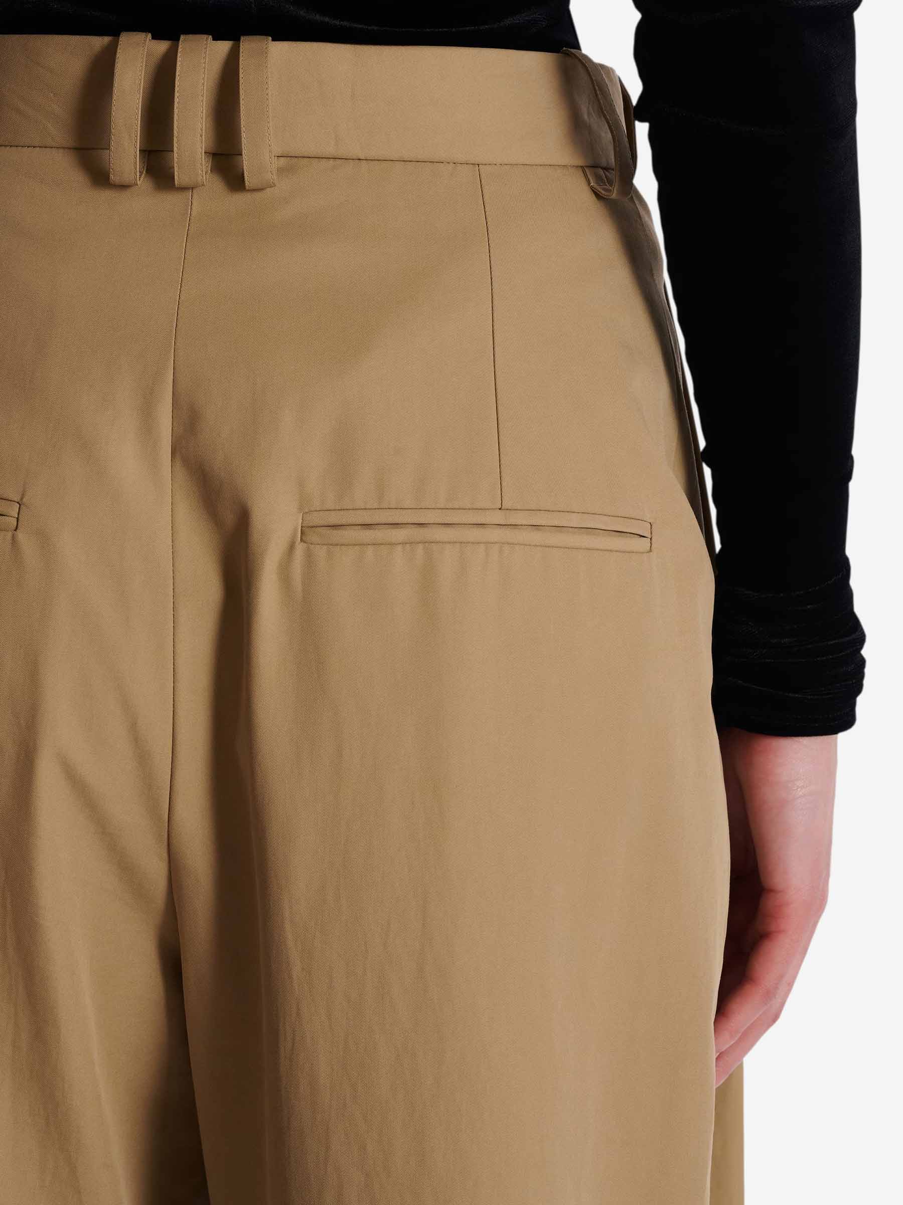 Pantalones Plisado Algodón - Imagen 7