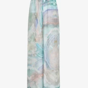 Pantalones Seda Acampanados