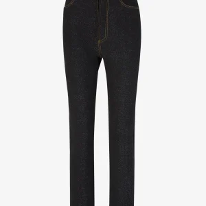 Jeans Straight Algodón