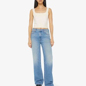 Jeans Straight Algodón