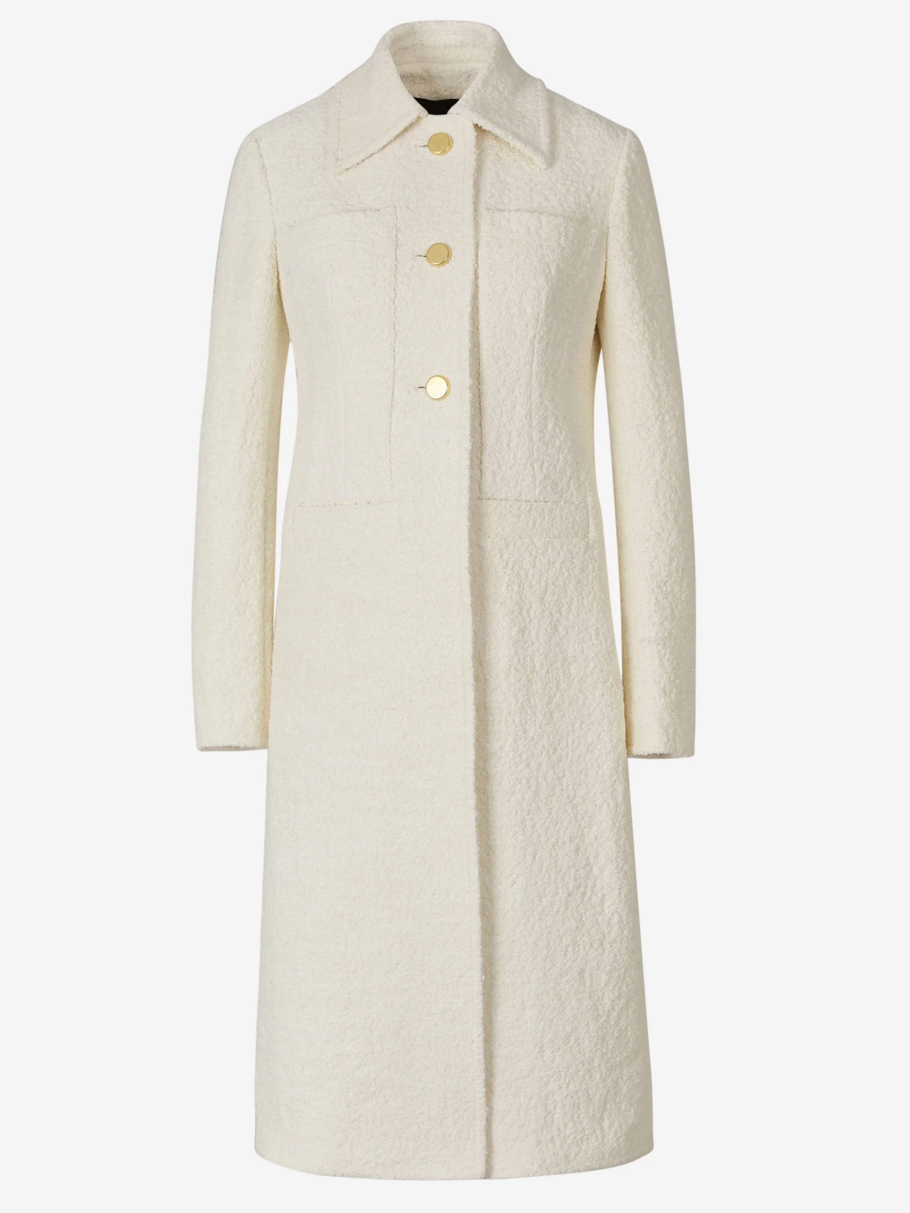 Abrigo Tweed Botones