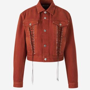 Cazadora Cropped Algodón