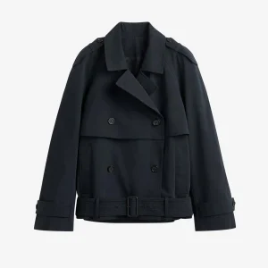 Gabardina Corta Algodón