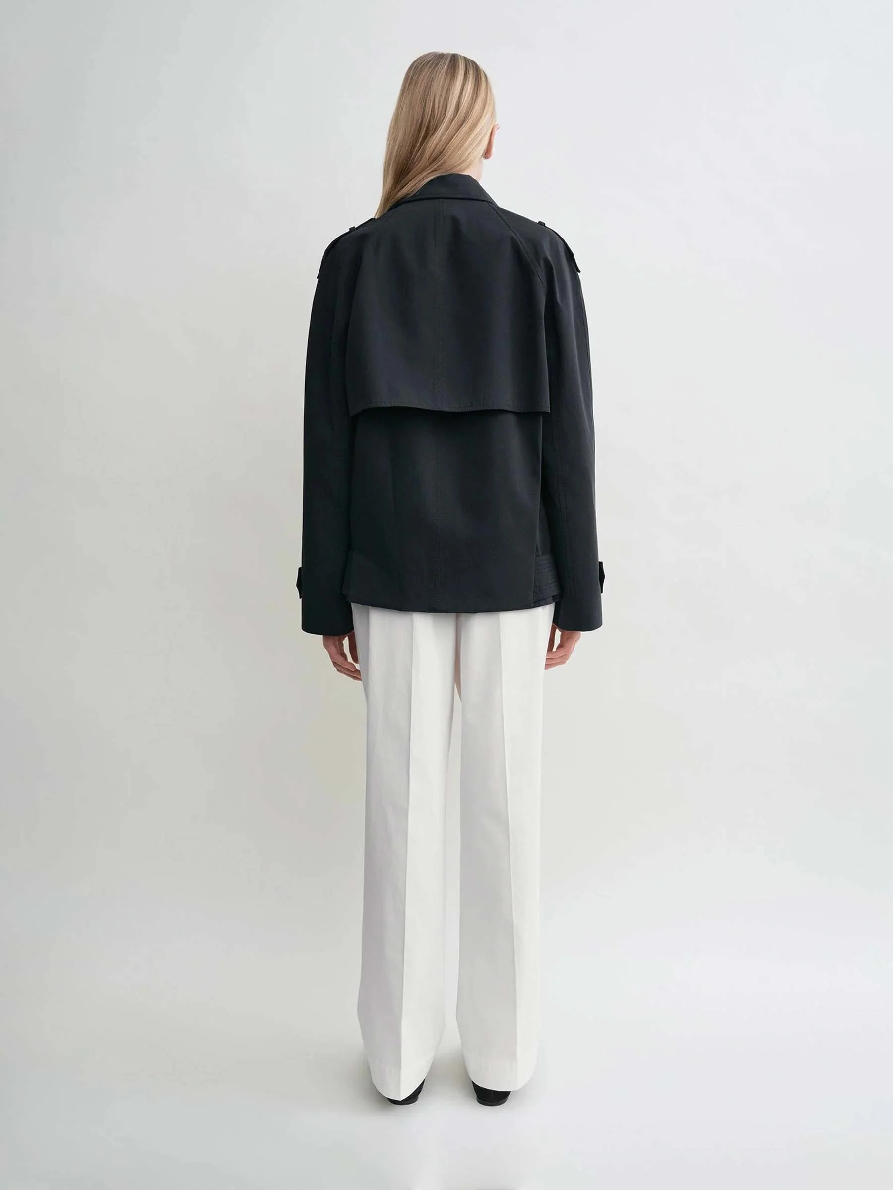 Gabardina Corta Algodón - Imagen 4